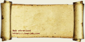 Jasmina Panajotović vizit kartica